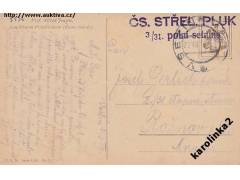 ČS.POLNÍ POŠTA =STŘEL.PLUK VSETÍN=DO ROŽNOVA=ROK 1919/*c5136