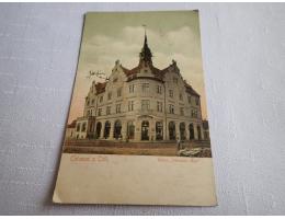CHLUMEC nad CIDLINOU Hotel OKRESNÍ DŮM A. Liška odeslán 1912