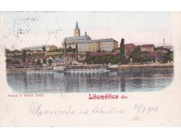 LITOMĚŘICE PARNÍK DA cca r.1900 NAKL. F. KRÁTKÝ  °805K