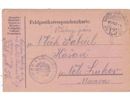 FELDPOST DO=LUKOV=KROMĚŘÍŽ=rok1915*c12990