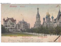 KARLOVY VARY+ KOSTEL =rok1900?*A12190