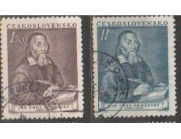 ČSR 1952  J. A. Komenský, Pofis č.642-3 raz.
