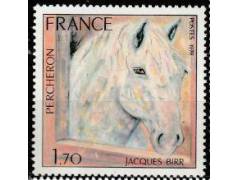 Francie 1978 Obraz Kůň od J. Birr, Michel č.2061 **