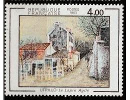 Francie 1983 obraz Utrillo, Michel č.2422 **
