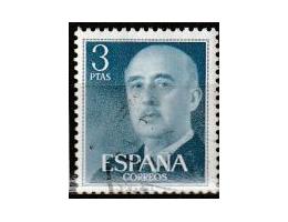 Španělsko 1955 Generál Francisco Franco, španělský diktátor,