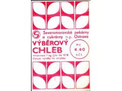 Výběrový chléb - etiketa - 8 ks (nostalgie)