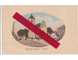 Červený Kostelec  Náměstí  koláž  Nákladem Josef Kocián 1918
