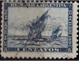 Argentina 1892 Flotila Krištofa Kolumba, Michel č.82 raz.