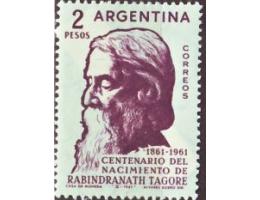 Argentina 1961 Rabindranath Tagore, básník, Michel č.778 **