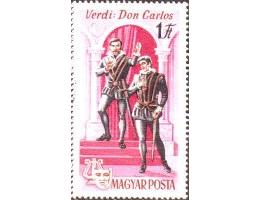 Maďarsko 1967 Scéna z opery Don Carlos od G. Verdi, Michel č