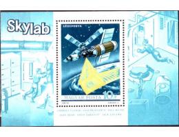 Maďarsko 1973 Kosmická stanice Skylab, Michel č.BL.101A **