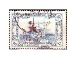 Turecko 1916 Měšita Aja Sofia, přetisk Hvězda a půlměsíc, Mi