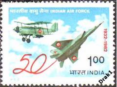 Indie 1982 Letadla mj. MIG 25, Michel č.918 **