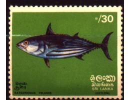 Sri Lanka 1972 Ryba Katsuwonus pelamis, Michel č.430 **