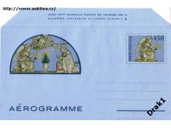 Vatikán 1982 Zvěstování p. Marii, Michel LF20 aerogram **