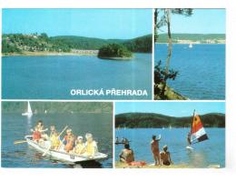 přehrada na Vltavě Orlík Popelíky Trhovky a Podsk ***21268o