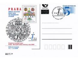 Poštovní muzeum Praha město kultury 2000, příležitostná dopi