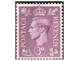 Velká Británie 1941 Král Jiří VI., Michel č.226 ** vada slev