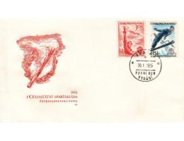 FDC 814-5 Zimní spartakiáda, 1955