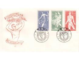 FDC 836-8 Spartakiáda, 1955