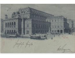 Vídeň - Wien - tramvaj 1898 noční