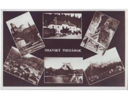 Oravský podzámok 1938 okénková pohlednice nepoužitá