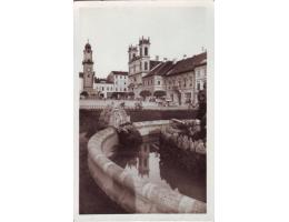 Banská Bystrica 1948 Vodostrek, pohlednice nepoužitá