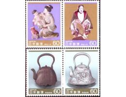 Japonsko 1985 Tradiční výrobky, Michel č.1652-5 soutisk **