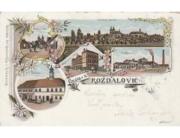 ROŽĎALOVICE =CUKROVAR =LITOGRAFIE/ NYMBURK /rok1898*fb2602