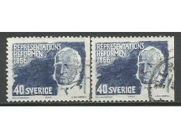 Švédsko Mi.553Dr° Representations reformer 1866 0.20€ (a3-7)