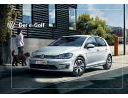 Volkswagen Vw e-Golf 01 / 2020  prospekt AT