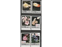 Severní Korea 1991 Květiny, Michel č.3241-6 **