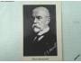 T. G. Masaryk - foto se známkou a razítkem