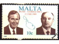 Malta 1989 Setkání Bush, Gorbačov, Michel č.830 **