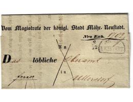 MAEHR. NEUSTADT, dopis 1845