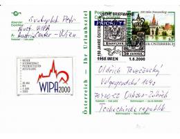 Rakousko WIPA 2000, kor. lístek, prošlý