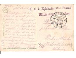 EPIDEMIESPITAL  BRASSO / BUDAPEST  UHRY/rok1917*OB174