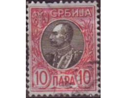 Srbsko 1905 Král Peter I. (1844-1921), Michel č.86w raz.