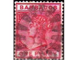 Barbados 1882 Královna Viktorie, Michel č.33b raz.