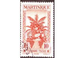 Martinik 1933 Ovoce, Michel č.P13 raz.