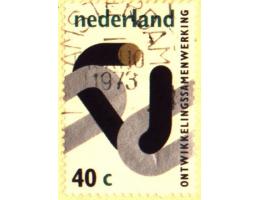 Nizozemsko 1973 řetěz - spolupráce, Michel č.1018 raz.
