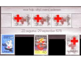 Nizozemsko 1978 Červený kříž, Michel č.1123-5+Bl.18 **