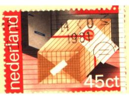 Nizozemsko 1981 100 let PTT, balíková pošta, Michel č.1180 r