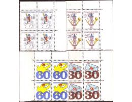 ČSR 1974 Poštovní emblémy, Pofis č.2110-3 4-bloky **