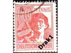 Německo Společná vydání 1947 Dělník, Michel č.956a raz.
