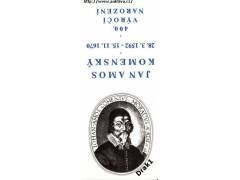 J.A.Komenský 1992 Známkový sešitek, ovál černý/modrý