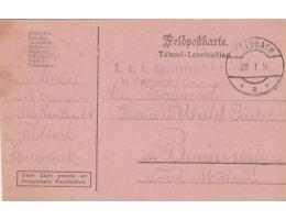 FELDPOST=do RYŽOVIŠTĚ/JESENÍKY /rok1915*c3329