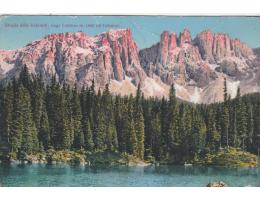 ALPY =DOLOMITY / LAGO CAREZZA =rok1915?*BE3826