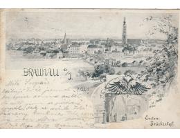 BRAUNAU a.I.=RODIŠTĚ HITLERA  /rok1899?*BE4084