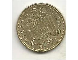 Španělsko 1 peseta 1975 - 80 (A2) 3.88